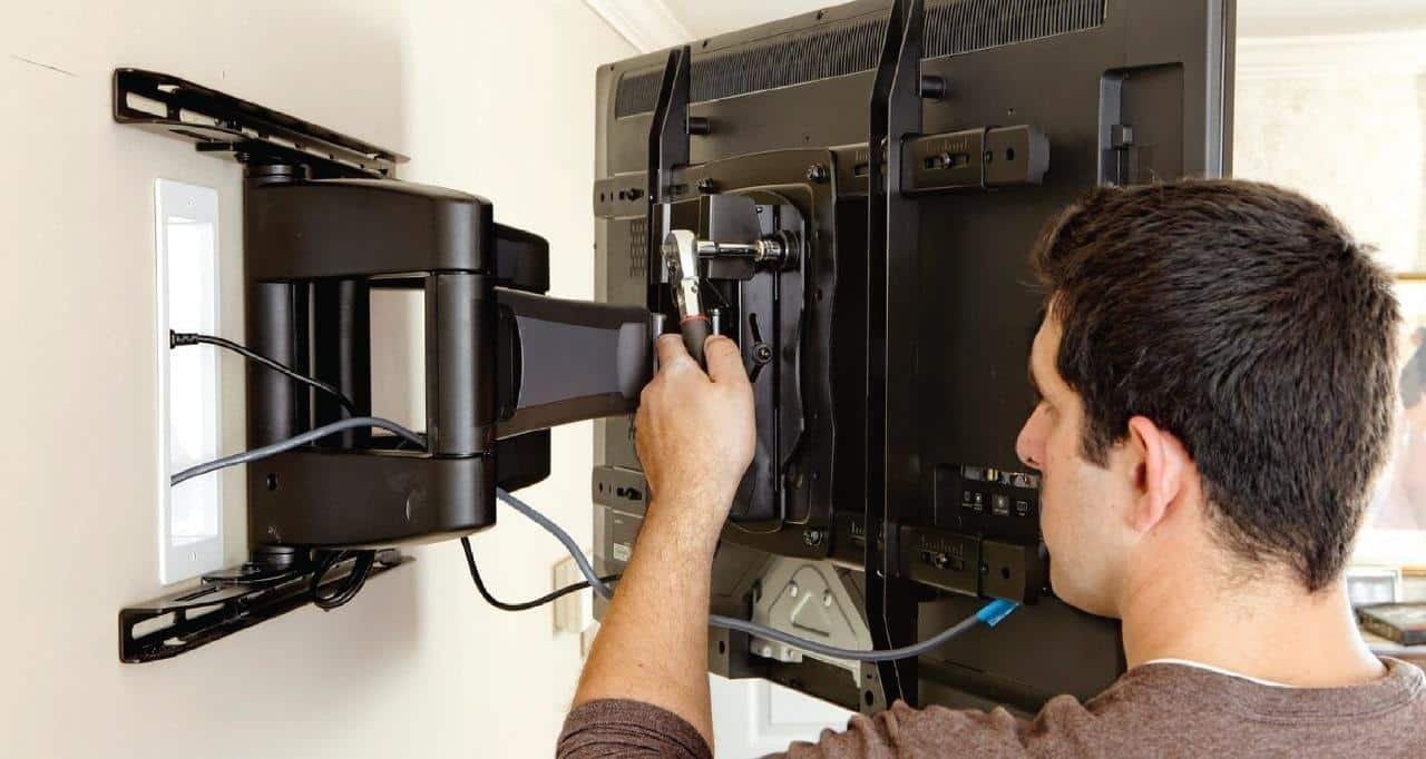 TV bracket installation in Singapore